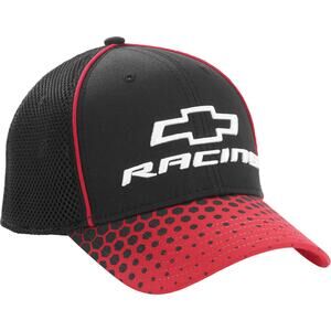 Chevrolet Racing Team Youth Hat GM Chevy 1911 Black Red Truck Car Bowtie Dad Cap